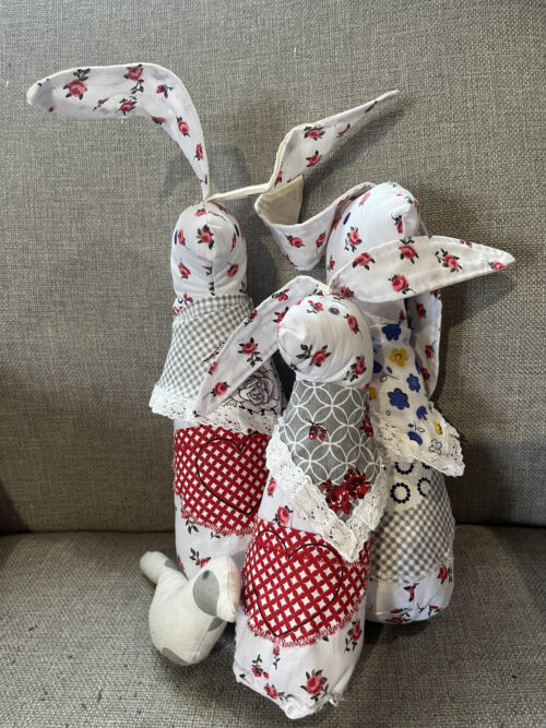 Wiosenne zajączki w rustykalnym stylu